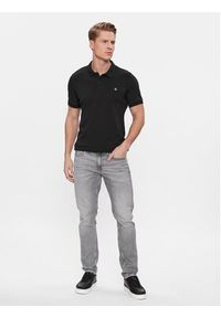 Calvin Klein Jeans Polo Embro Badge J30J325269 Czarny Slim Fit. Typ kołnierza: polo. Kolor: czarny. Materiał: bawełna #4