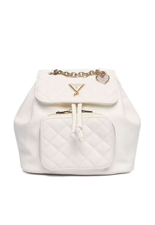 Guess Plecak J5YZ04 WGT10 Biały. Kolor: biały. Materiał: skóra