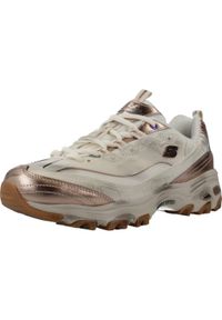 skechers - Buty Kobieta Skechers Dlites Vintage Vision biały. Kolor: biały