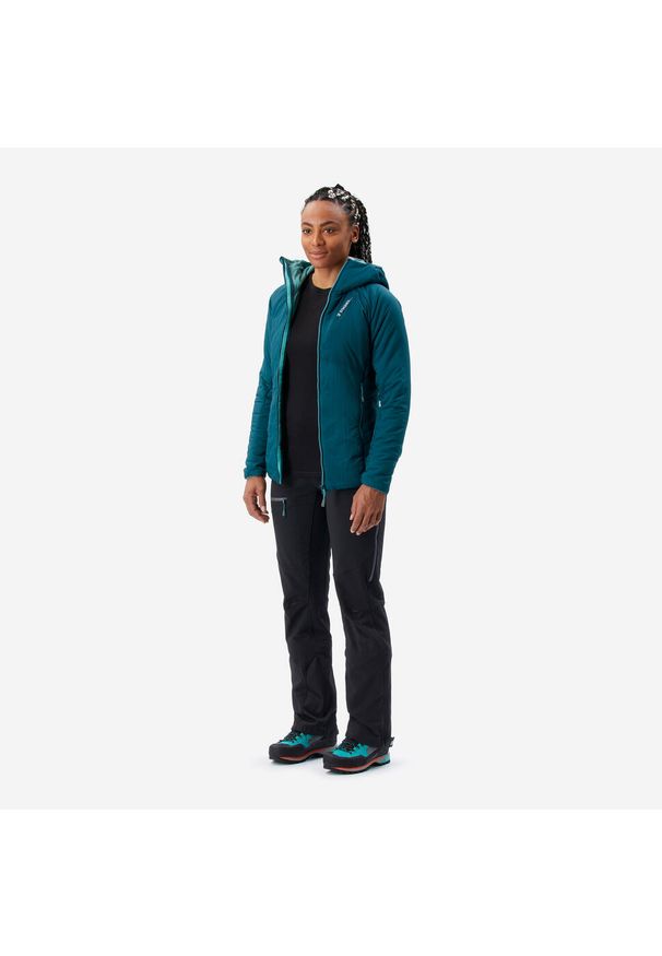 SIMOND - Kurtka alpinistyczna damska Simond Alpinism. Kolor: zielony, niebieski, wielokolorowy. Materiał: tkanina, materiał. Sport: wspinaczka