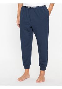 Calvin Klein Underwear Spodnie piżamowe 000NM2175E Niebieski Regular Fit. Kolor: niebieski. Materiał: bawełna #1