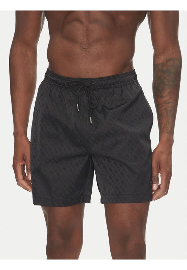 BOSS Szorty kąpielowe Jacques 50539313 Czarny Regular Fit. Kolor: czarny. Materiał: syntetyk