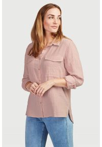 Cellbes - Koszula z bawełny ekologicznej. Kolor: różowy. Materiał: bawełna