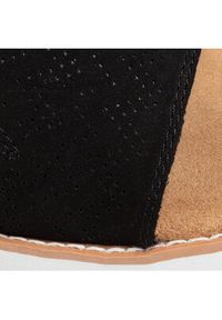 skechers - Skechers Sandały Desert Kiss 31440/BLK Czarny. Kolor: czarny. Materiał: materiał #3