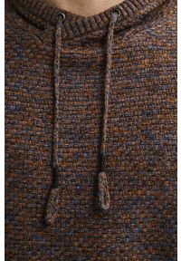 medicine - Medicine sweter bawełniany kolor czarny lekki. Kolor: czarny. Materiał: bawełna. Wzór: melanż #4