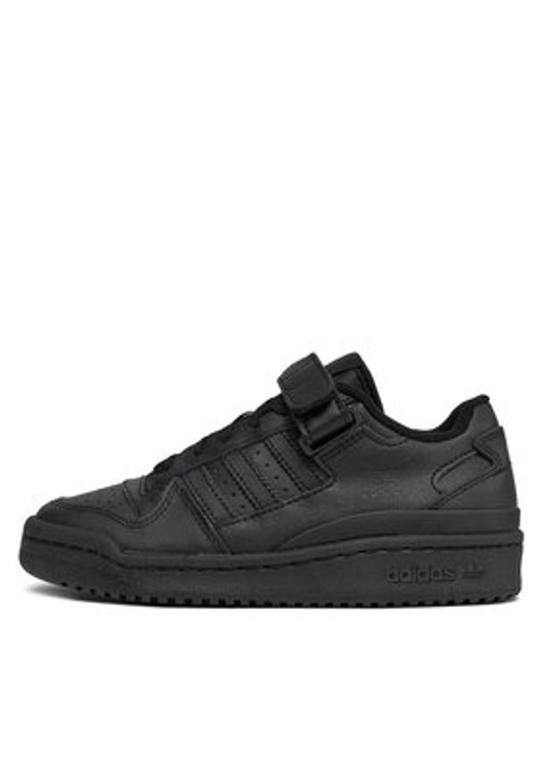 Adidas - adidas Sneakersy Forum Low IF2650 Czarny. Kolor: czarny. Materiał: skóra
