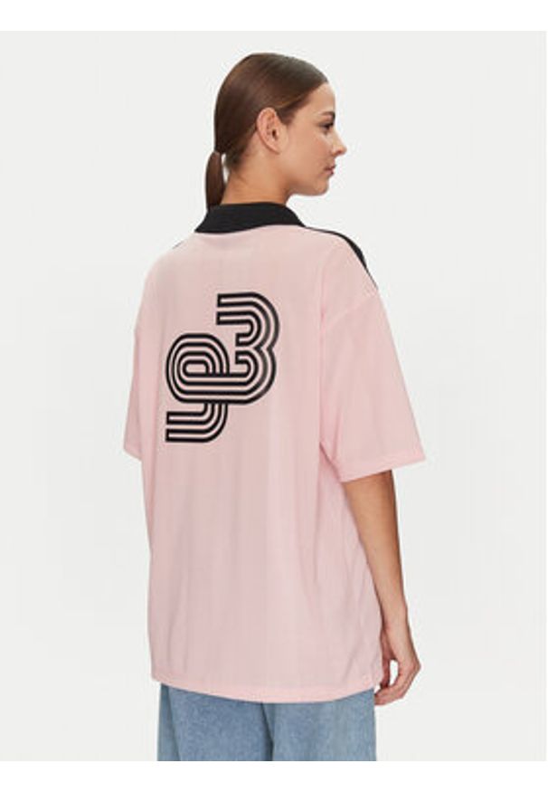 Hugo - HUGO T-Shirt 50537456 Różowy Relaxed Fit. Kolor: różowy. Materiał: syntetyk