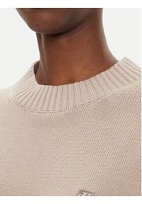 Calvin Klein Jeans Sweter Embro Badge J20J222987 Beżowy Regular Fit. Kolor: beżowy. Materiał: bawełna #3