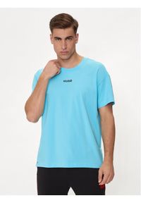 Hugo T-Shirt Linked 50518646 Niebieski Relaxed Fit. Kolor: niebieski. Materiał: bawełna