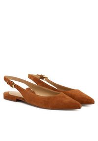 Lauren Ralph Lauren - LAUREN RALPH LAUREN Baleriny 802967746002 Brązowy. Kolor: brązowy. Materiał: zamsz, skóra #4