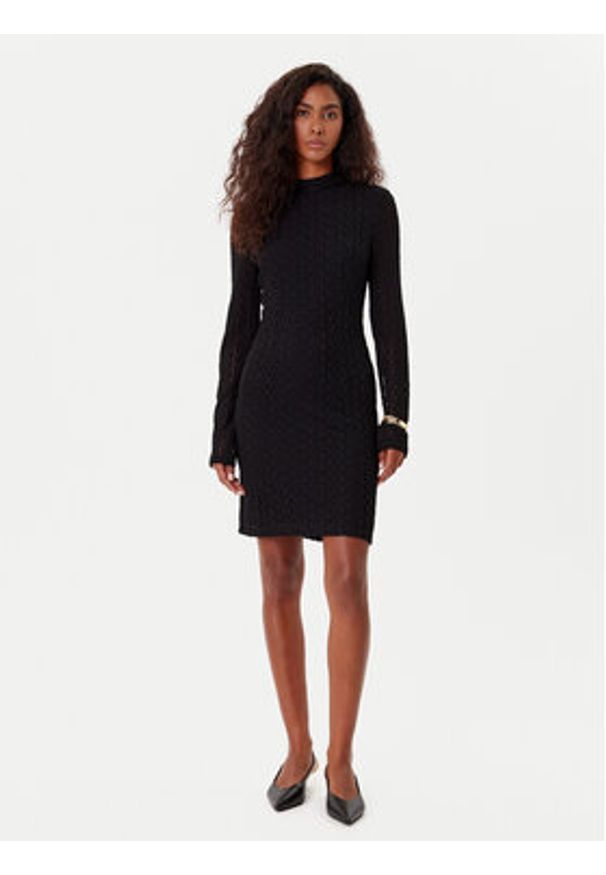 BARDOT - Bardot Sukienka koktajlowa Vezza Floral 57152DB1 Czarny Regular Fit. Kolor: czarny. Materiał: syntetyk, bawełna. Styl: wizytowy