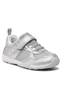 Sneakersy Geox J Jocker Plus G. B J25AUB 0AJGN C1007 M Silver. Kolor: srebrny. Materiał: skóra