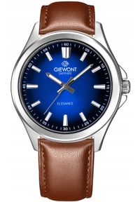 Zegarek Męski Giewont Elegance Sapphire Brązowo Niebieski GW5160-A4. Kolor: niebieski, brązowy, wielokolorowy #1