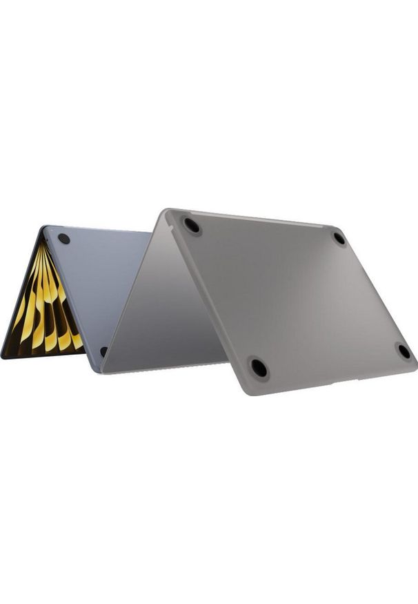 NEXT ONE - Etui Next One SafeGuard MacBook Air 13'' M2 / M3 smoke black. Materiał: guma
