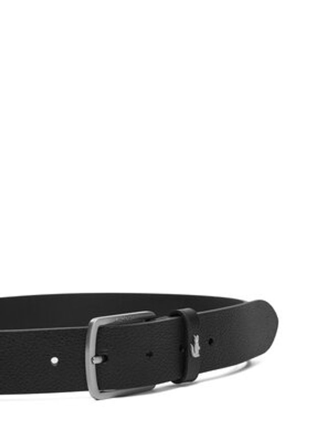 Lacoste Pasek RC4090 Czarny. Kolor: czarny. Materiał: skóra