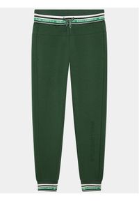 Karl Lagerfeld Kids Spodnie dresowe Z24161 S Zielony Regular Fit. Kolor: zielony. Materiał: bawełna