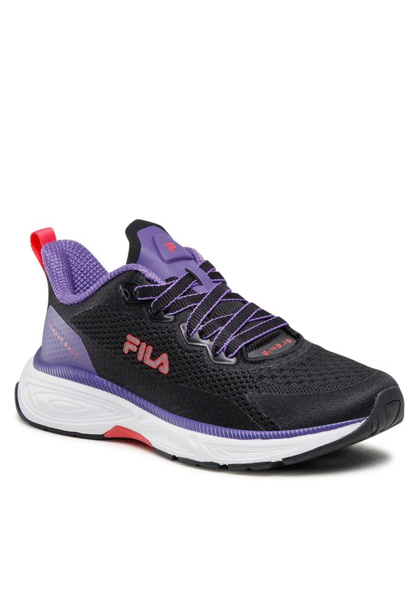 Sneakersy Fila Exowave Race Wmn FFW0115 Black/Prism Violet. Kolor: czarny. Materiał: materiał