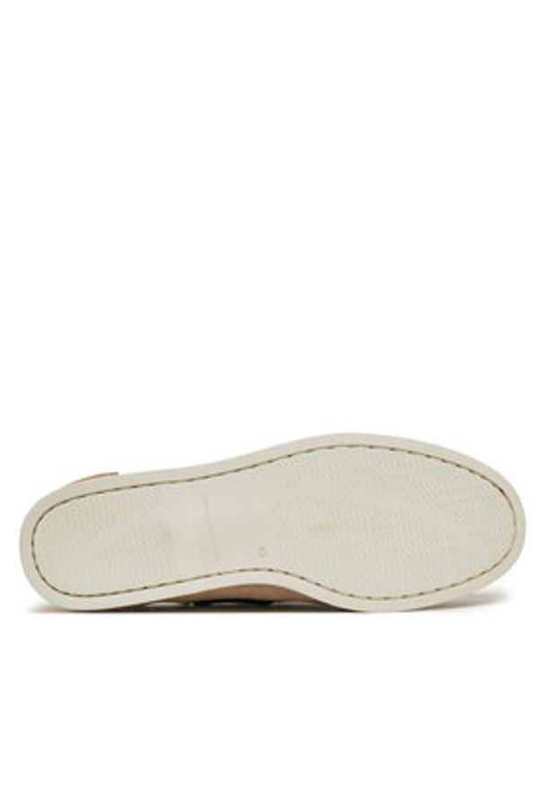TOMMY HILFIGER - Tommy Hilfiger Półbuty Th Boat Shoe Core Suede FM0FM05387 Beżowy. Kolor: beżowy. Materiał: zamsz, skóra