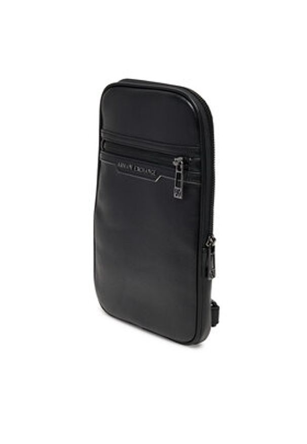 Armani Exchange Saszetka XM001602 AF17205 MC105 Czarny. Kolor: czarny. Materiał: skóra
