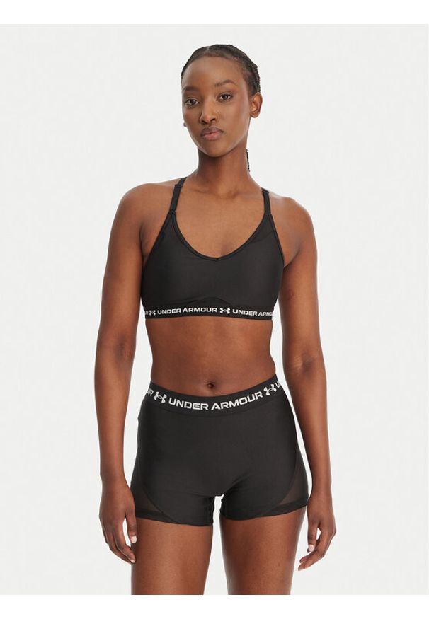 Under Armour Biustonosz sportowy UA Crossback Low 1386424 Czarny. Kolor: czarny. Materiał: syntetyk