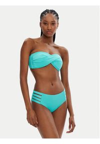 Seafolly Dół od bikini S. Collective 40355-942 Turkusowy. Kolor: turkusowy. Materiał: syntetyk