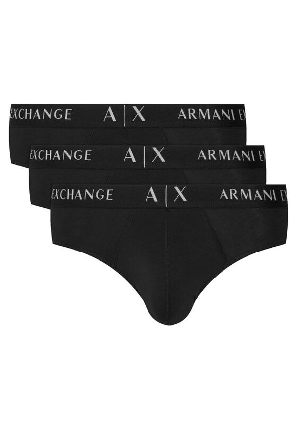 Armani Exchange Komplet slipów XM000870 AF13682 MC061 Czarny. Kolor: czarny. Materiał: bawełna
