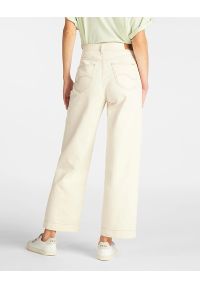 Lee - DAMSKIE SPODNIE JEANSOWE LEE BUTTON WIDE LEG L30GMN35