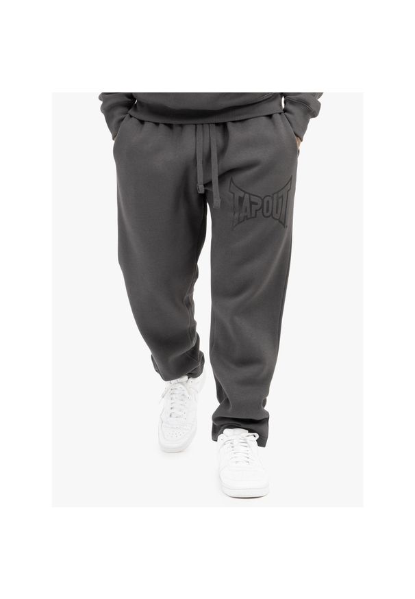 TAPOUT - Spodnie dresowe o klasycznym kroju Tapout Basic. Kolor: szary, wielokolorowy, czarny. Materiał: dresówka. Styl: klasyczny