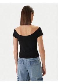 Guess Jeans T-Shirt W6GI07 J1314 Czarny Regular Fit. Kolor: czarny. Materiał: bawełna #5