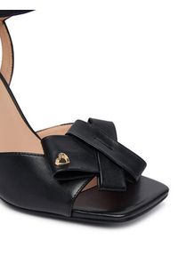 Love Moschino - LOVE MOSCHINO Sandały JA16069G0OIE0000 Czarny. Kolor: czarny. Materiał: skóra #4