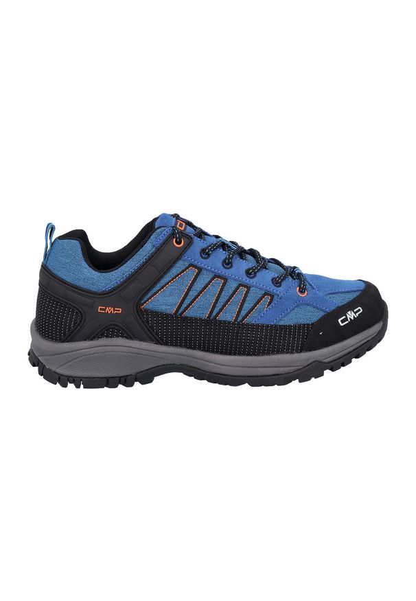 Buty trekkingowe CMP Sun. Kolor: niebieski. Materiał: materiał, syntetyk, skóra. Sport: turystyka piesza