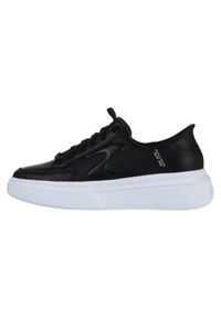 skechers - Buty do chodzenia damskie Skechers Cordova Classic New Slip ins. Kolor: czarny. Materiał: materiał, syntetyk. Szerokość cholewki: normalna. Sport: turystyka piesza