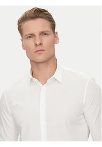 Calvin Klein Koszula K10K114299 Biały Slim Fit. Kolor: biały. Materiał: bawełna #4