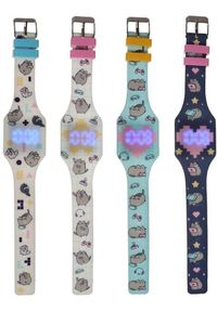 Puckator - Zegarek cyfrowy silikonowy Pusheen mix EDUKAMP. Rodzaj zegarka: cyfrowe #1