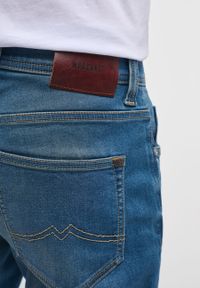 Mustang - Męskie Spodnie Jeansowe MUSTANG Oregon Slim K Denim Grey 1014264 4500 842 #3