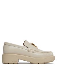 Pinko Loafersy Tina 01 SD0001 P006 Écru. Materiał: skóra