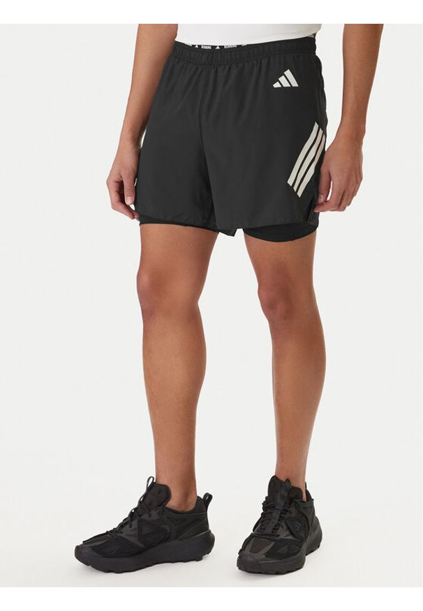 Adidas - adidas Szorty sportowe adi365 Formotion 2in1 JZ7711 Czarny Regular Fit. Kolor: czarny. Materiał: syntetyk