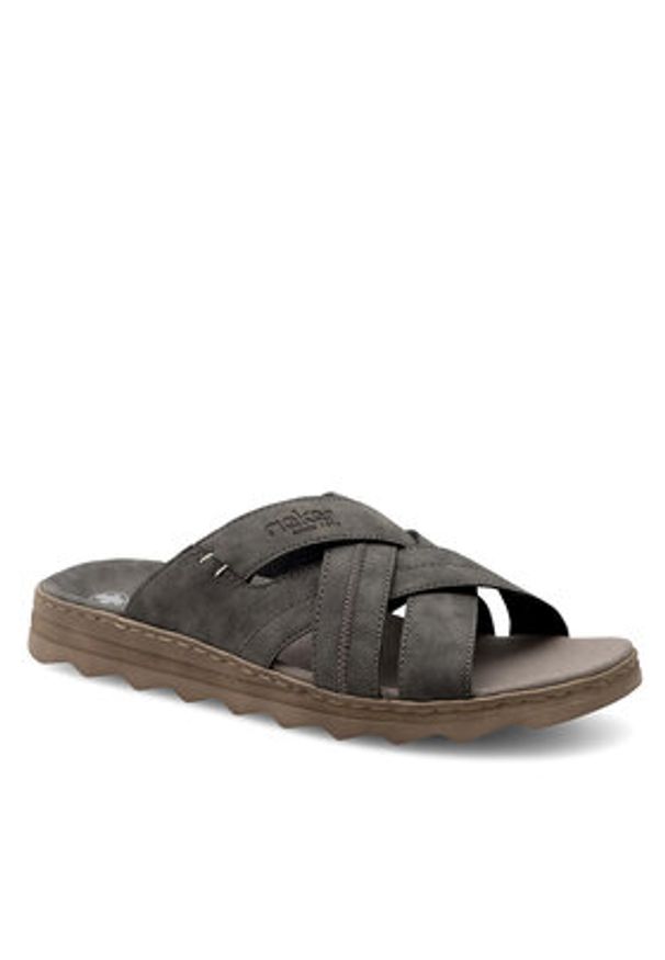 Rieker Klapki 21690-45 Szary. Kolor: szary. Materiał: syntetyk