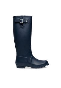 Hunter Kalosze HFW-006 Granatowy. Kolor: niebieski. Materiał: syntetyk #4