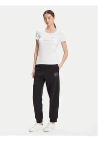 EA7 Emporio Armani T-Shirt 8NTT67 TJDQZ 1100 Biały Skinny Fit. Kolor: biały. Materiał: bawełna #5