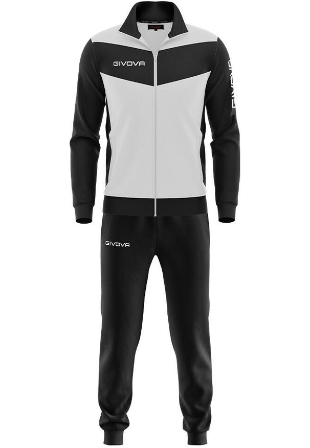 Givova Visa Sportset 4S 3xl - oddychający triacetato pak. Kolor: biały, wielokolorowy, czarny. Sport: fitness, piłka nożna