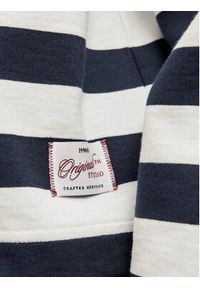 Jack & Jones Polo Bleecker 12285805 Granatowy Loose Fit. Typ kołnierza: polo. Kolor: niebieski. Materiał: bawełna #4