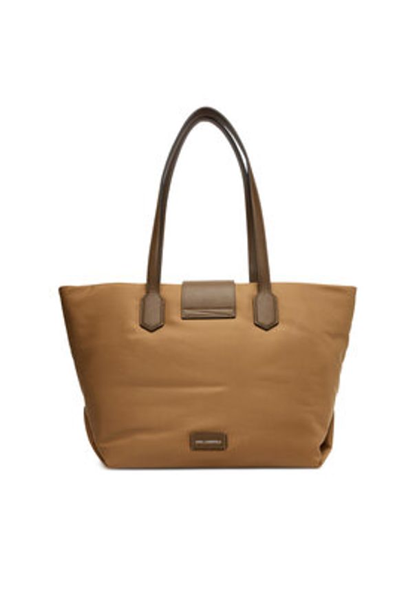 Karl Lagerfeld - KARL LAGERFELD Torebka A3W30029 Brązowy. Kolor: brązowy. Materiał: skórzane