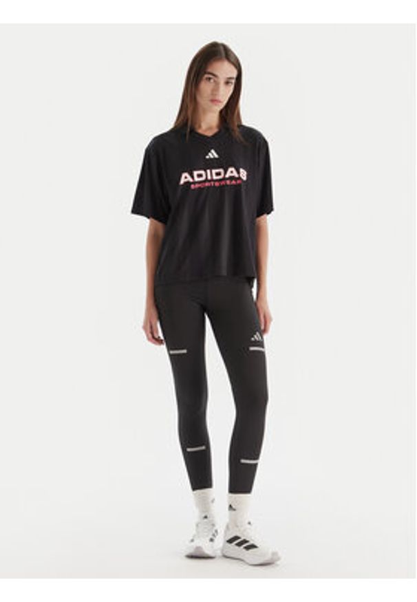 Adidas - adidas Legginsy Running Climawarm JP3846 Czarny Slim Fit. Kolor: czarny. Materiał: syntetyk. Technologia: ClimaWarm (Adidas). Sport: bieganie