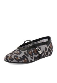 Eva Minge Baleriny EO-STORMI-LT24067-524 Czarny. Kolor: czarny. Materiał: materiał #2