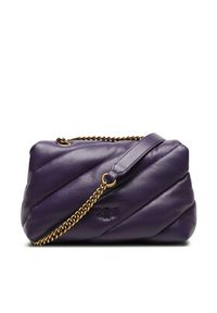 Pinko Torebka Love Mini Puff Cl AI 23-24 PLTT 100039 A0F2 Fioletowy. Kolor: fioletowy. Materiał: skórzane #2
