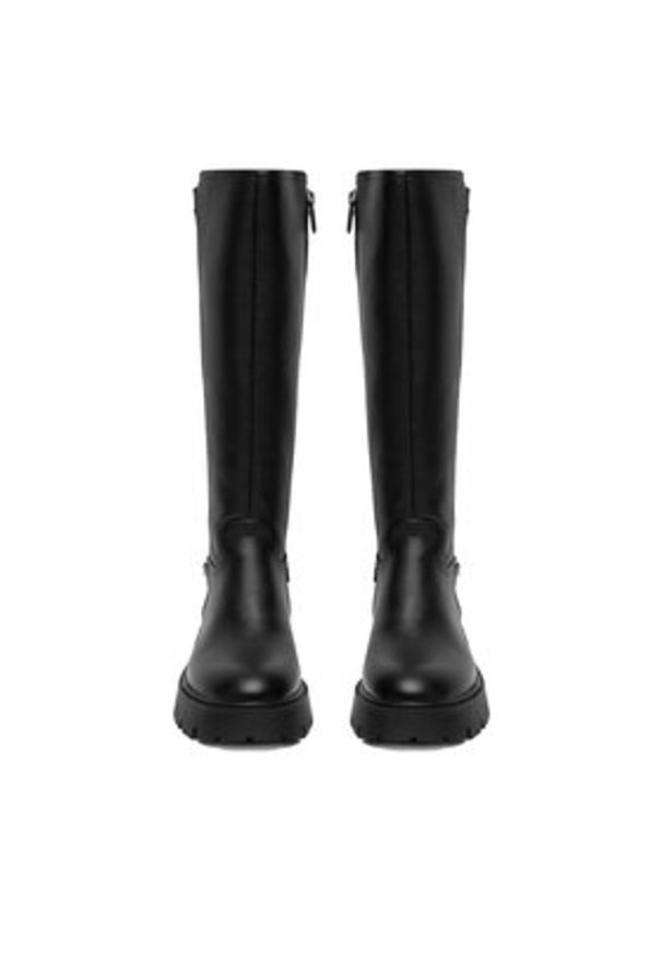 Nine West Kozaki CEO-MUNA-01 Czarny. Kolor: czarny. Materiał: materiał