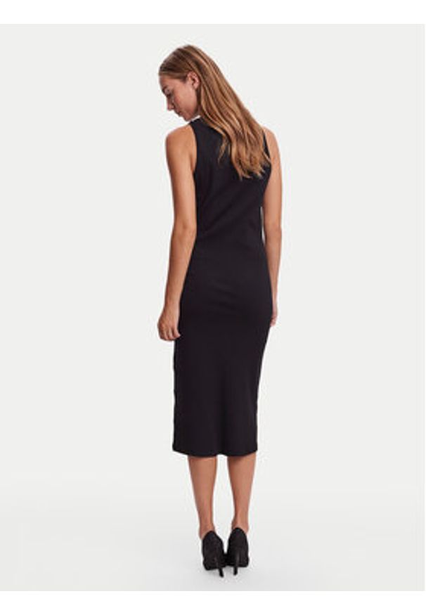 Vero Moda Sukienka letnia Lavender 10230437 Czarny Slim Fit. Kolor: czarny. Materiał: bawełna. Sezon: lato