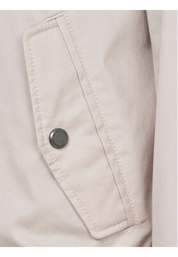 Bugatti Bluza 779100-71040 D Beżowy Regular Fit. Kolor: beżowy. Materiał: syntetyk