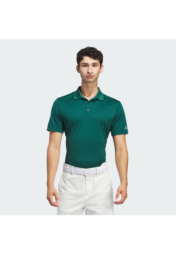 Adidas - Koszulka polo Core adidas Performance Primegreen. Typ kołnierza: polo. Kolor: zielony. Materiał: materiał. Styl: sportowy